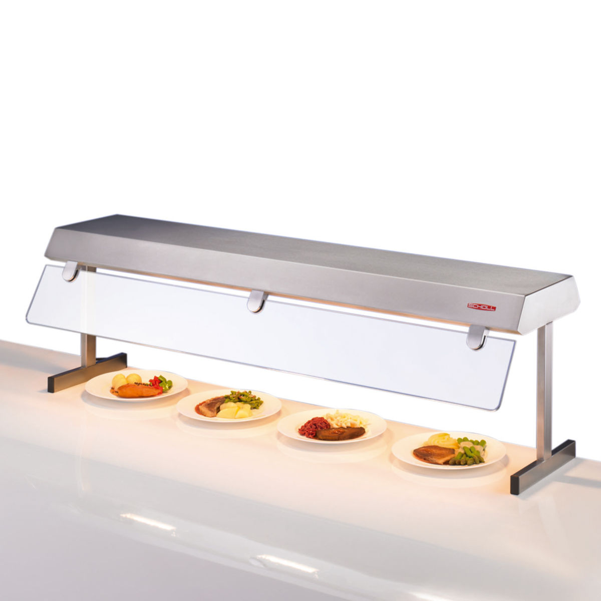 Scholl Wärmebrücke mit Hustenschutz 43.5 cm (H); silber