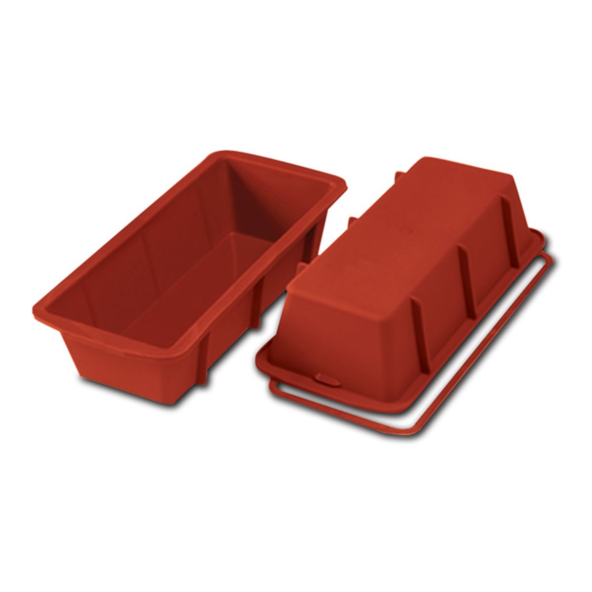 Schneider Silikonbackform 30x10x7 cm (LxBxH); rot; rechteckig