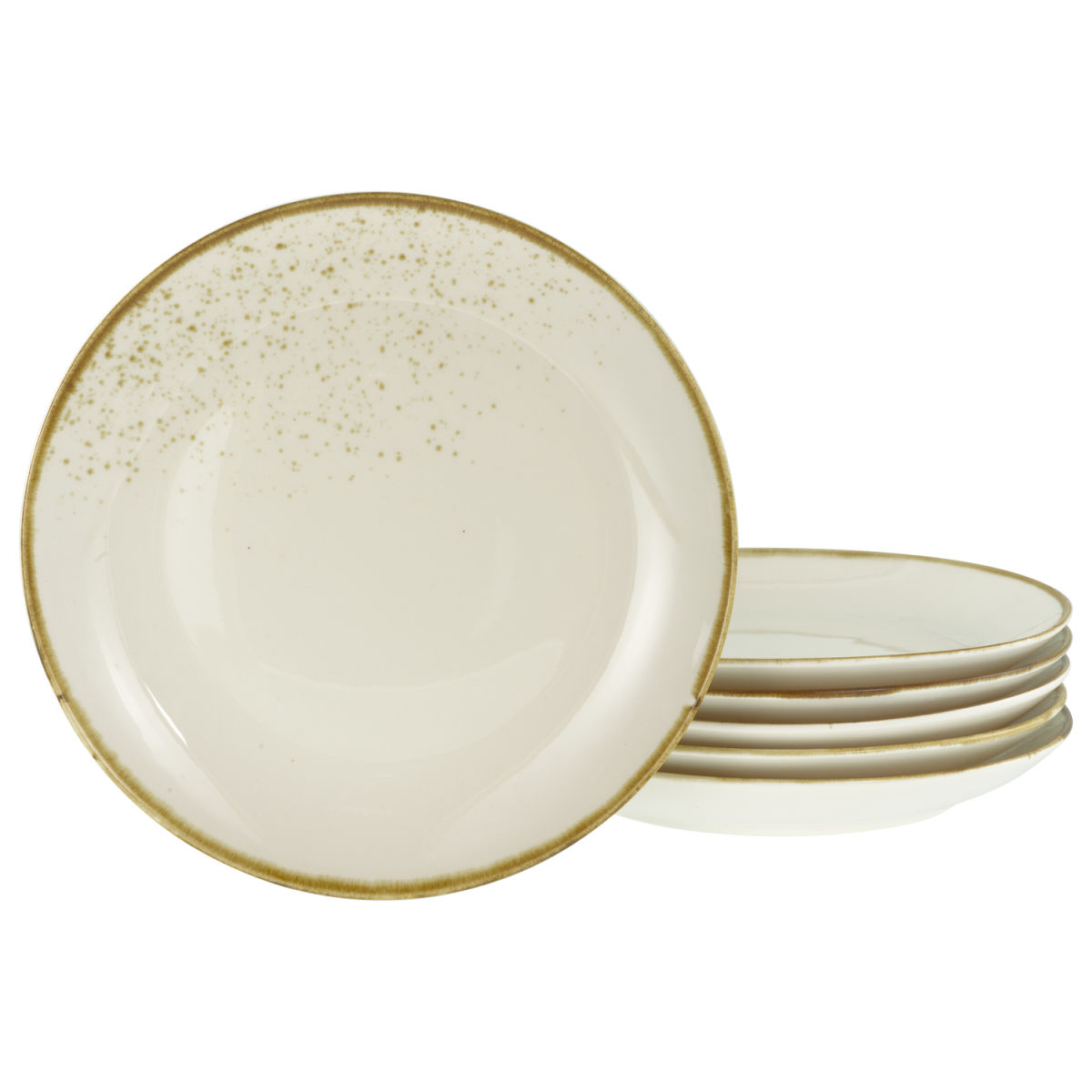 CreaTable Nature Collection - Speiseteller 6-tlg 27x27x27x3.5 cm (LxBxØxH); beige; rund; 6 Stück / Pack