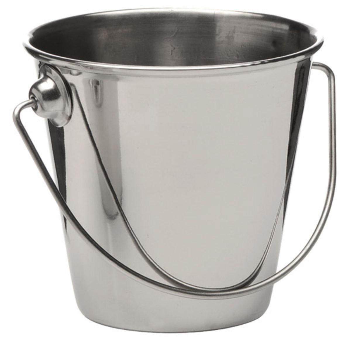 APS Servier-Eimer Snackholder 330 ml, 9x8.5 cm (ØxH); silber; rund