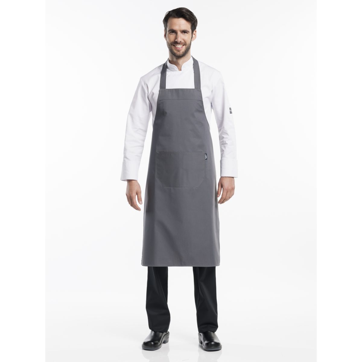 Chaud Devant Latzschürze Grey W75 – L100 100x75 cm (LxB); grau