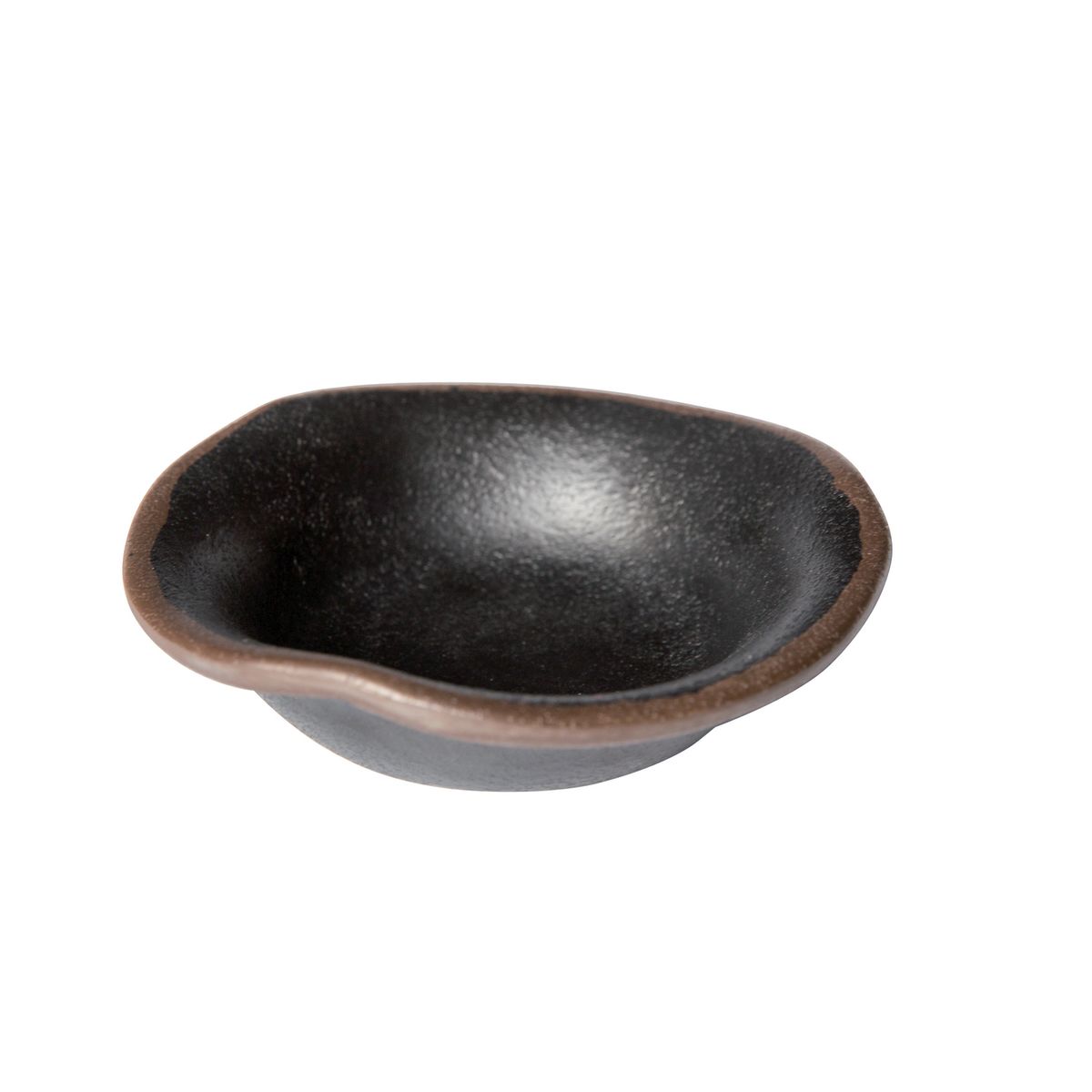 APS Schale MARONE, Melamin 40 ml, 11.5x11.5x11.5x3 cm (LxBxØxH); schwarz; rund; 12 Stück / Pack