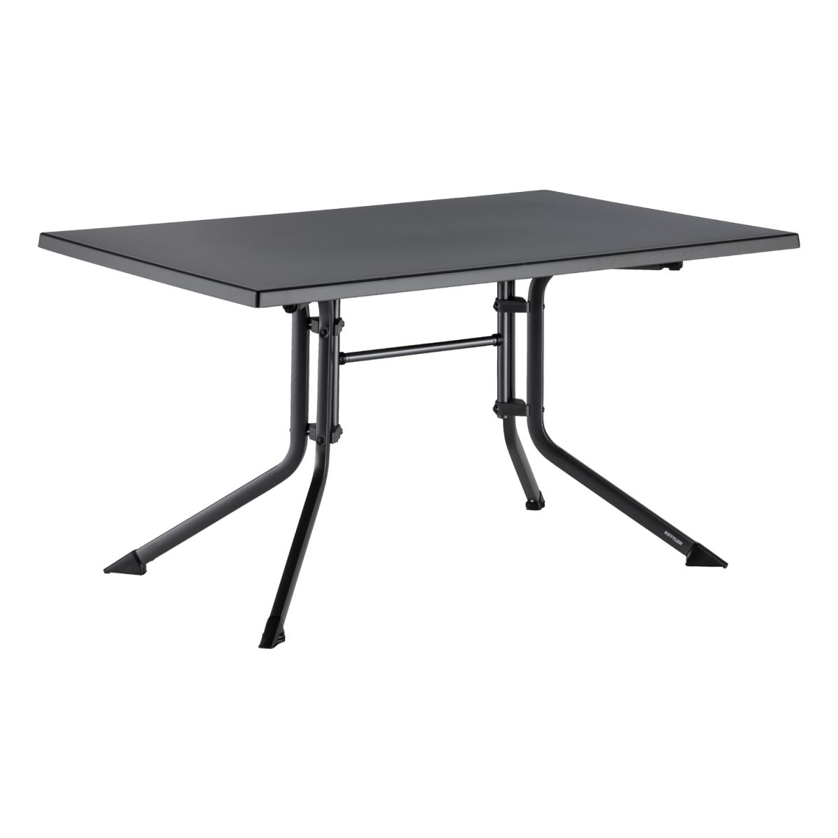 KETTLER Klapptisch BOULEVARD; 140x95x74 cm (LxBxH); Platte anthrazit, Gestell anthrazit; rechteckig