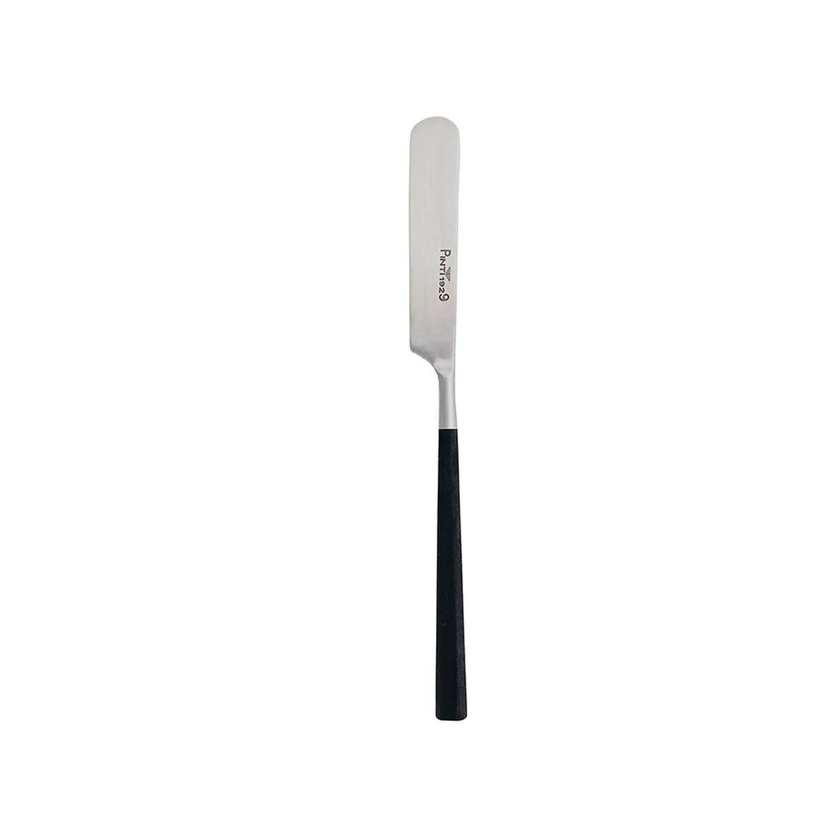 Pintinox Buttermesser HIVE Satin Geschmiedet ABS Griff Schwarz 11 cm (L); schwarz; 12 Stück / Pack