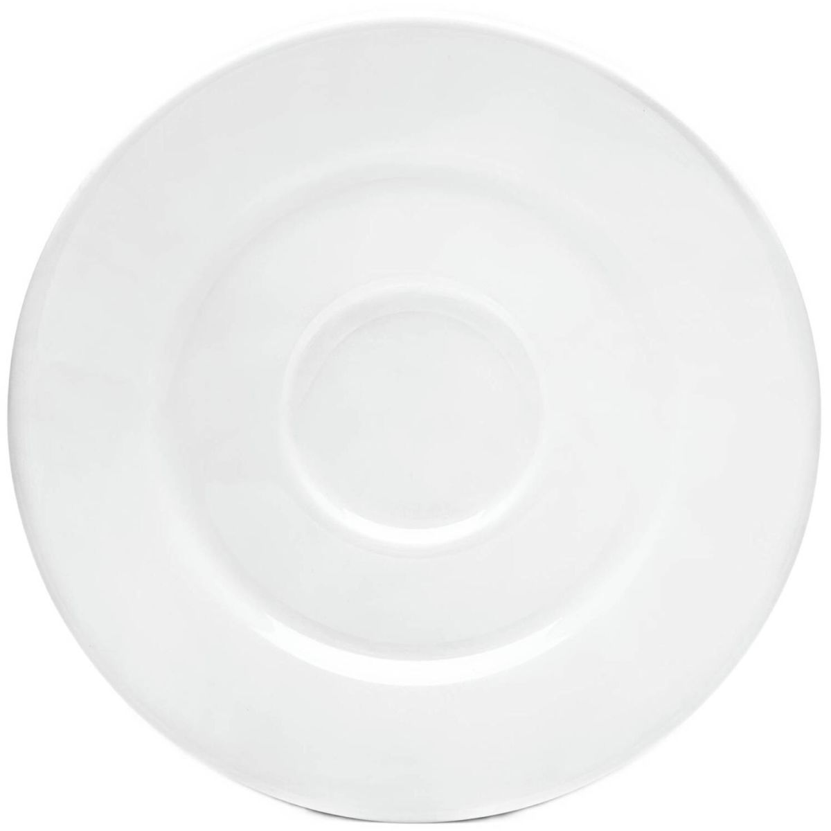 van Well Untertasse Gourmet, 15,5 cm, van Well 15.5x1.7 cm (ØxH); weiß; rund; 6 Stück / Pack