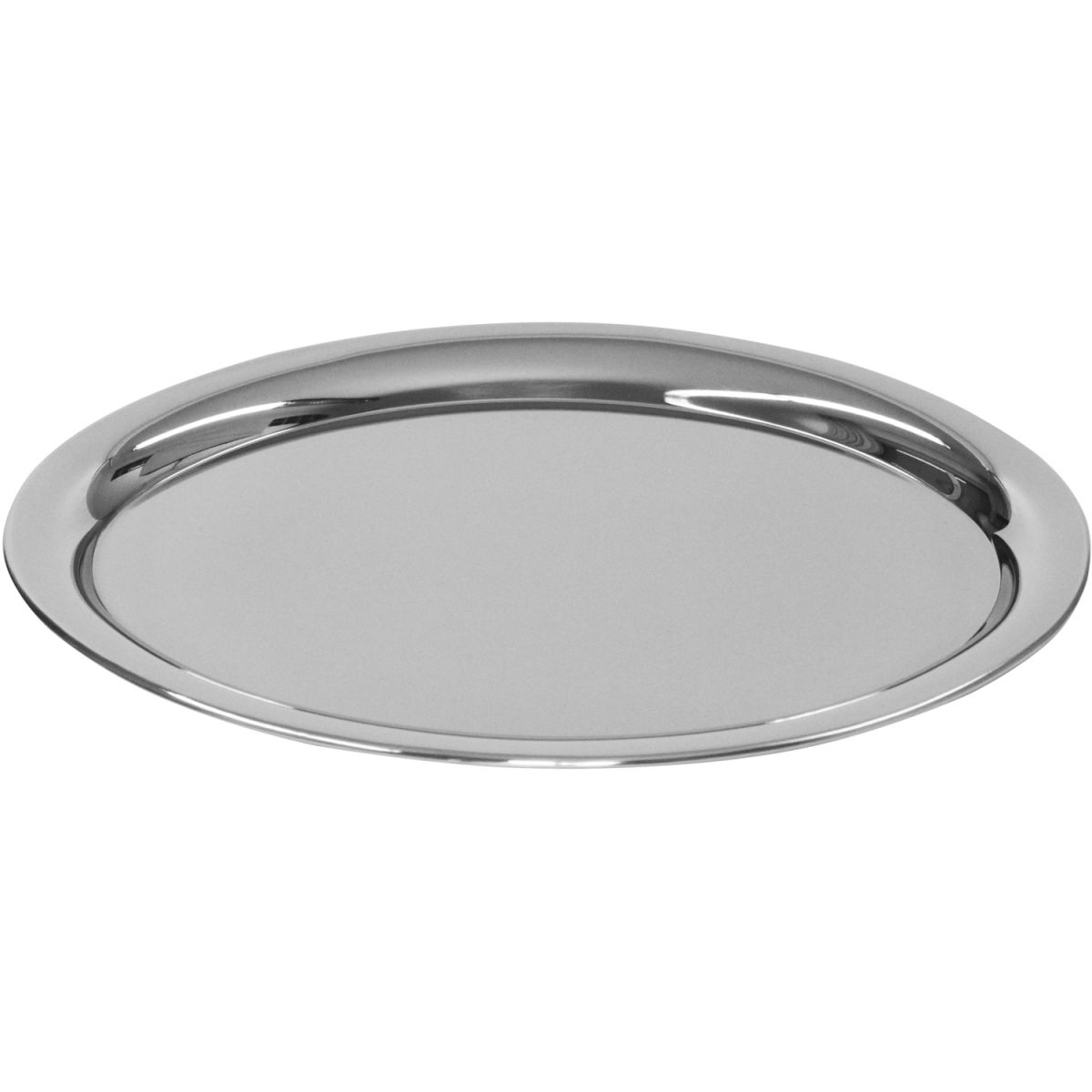 Schneider Serviertablett 19.5x26.5 cm (LxB); edelstahl; oval