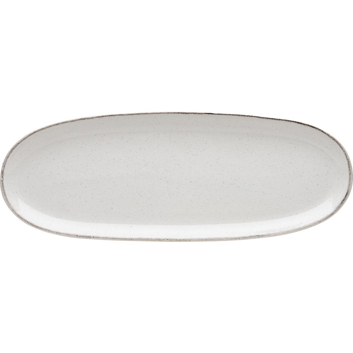 van Well Platte Urban, Steinzeug, van Well 34x12.5x2.1 cm (LxBxH); beige; oval; 4 Stück / Pack