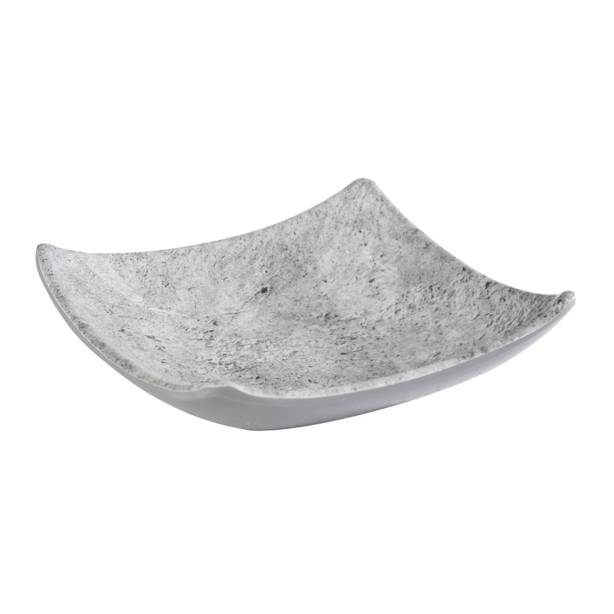 APS Schale CONCRA, Melamin; 40 ml, 10.5x10.5x3 cm (LxBxH); grau; rechteckig; 12 Stück / Pack