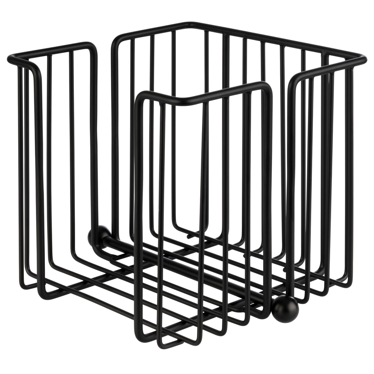 Portatovaglioli Urban APS; 19x19x18 cm (LxLxH); nero; quadrata