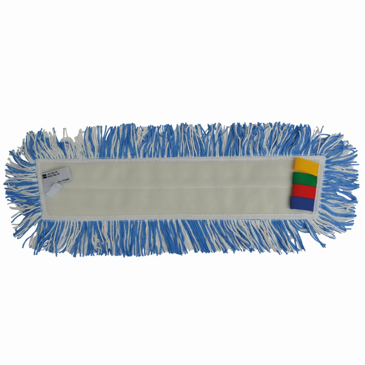 Diversey TASKI Jonmaster Ultra HD Damp Mop, Premium HD Moppbezüge für das Jonmaster-System, mit Fransen, für die feuchte Bodenreinigung. Bis zu 500 Waschgänge blau; 10 Stück / Pack