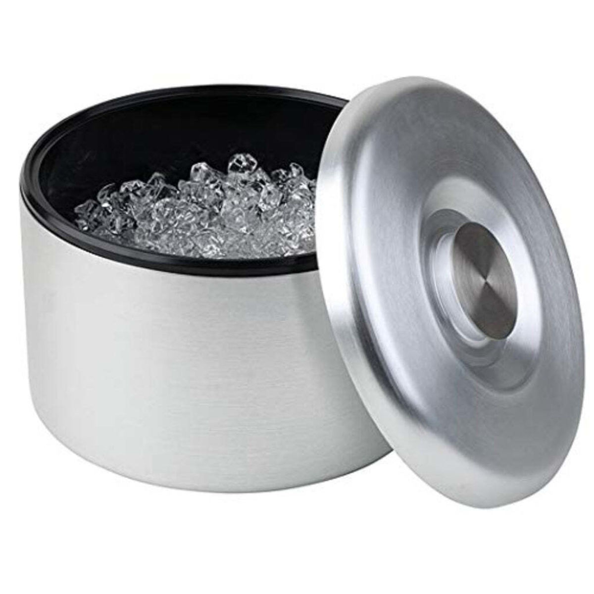 Buddy’s Bar Eisbox, Aluminium eloxiert; silber