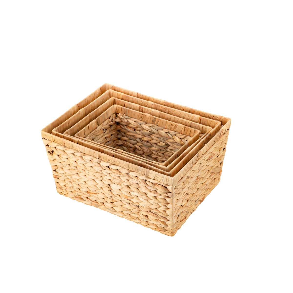 ECHTWERK Aufbewahrungskorb Set 43x32x22 cm (LxBxH); hellbraun; rechteckig
