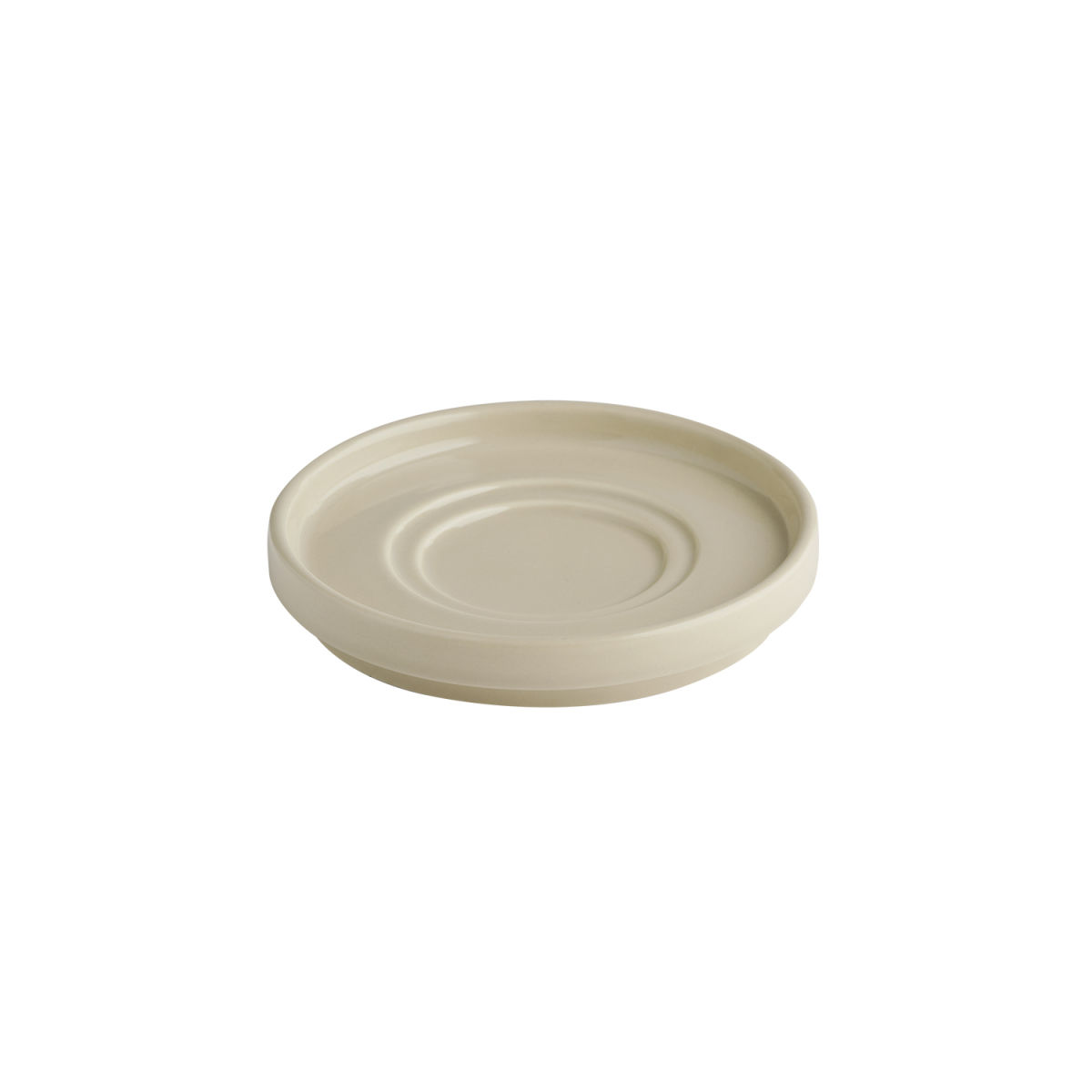 APS Untertasse -THE GRID-; 12.5x12.5x2 cm (LxBxH); beige; 6 Stück / Pack