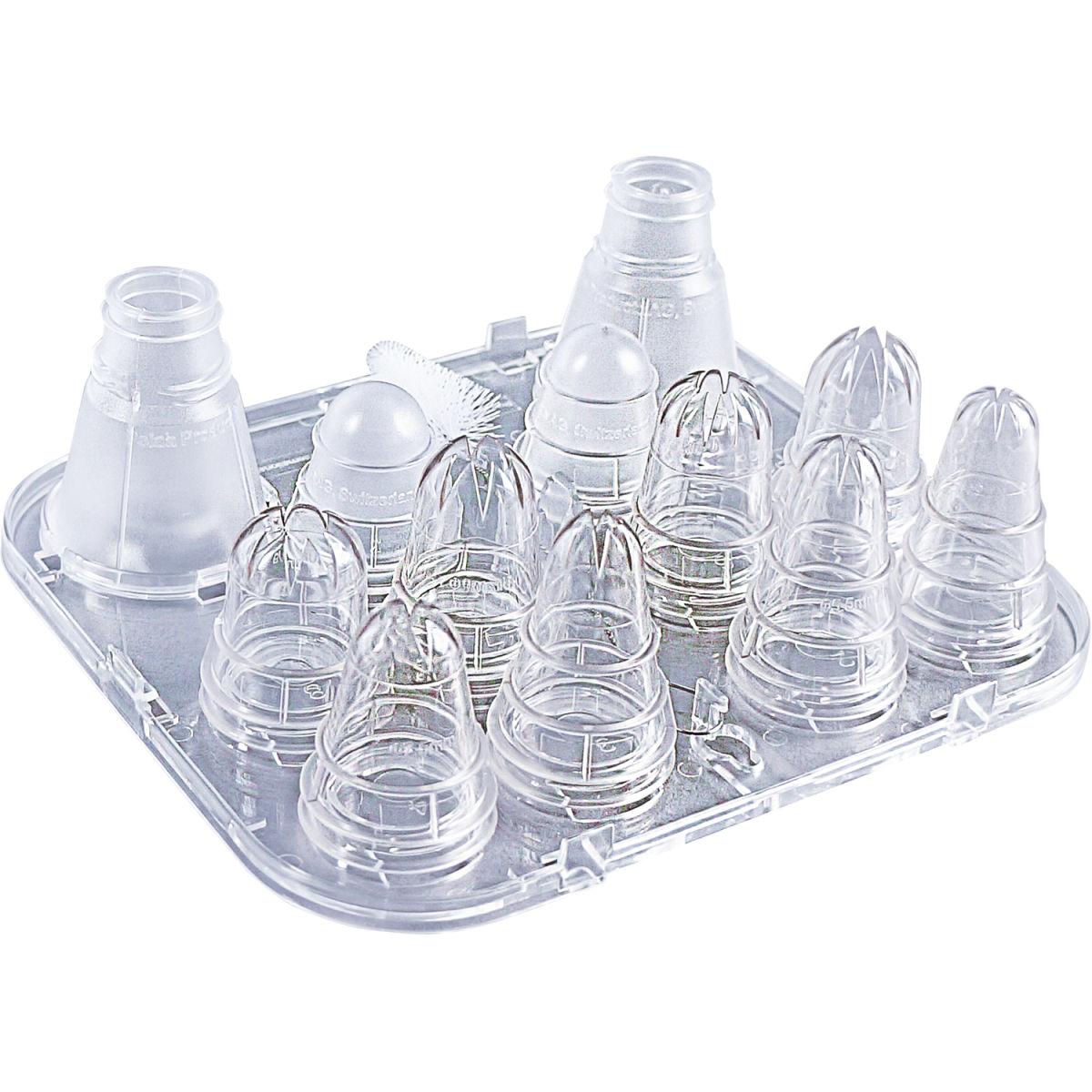 Schneider Tüllenkassetten-Set Französische Sterntüllen transparent