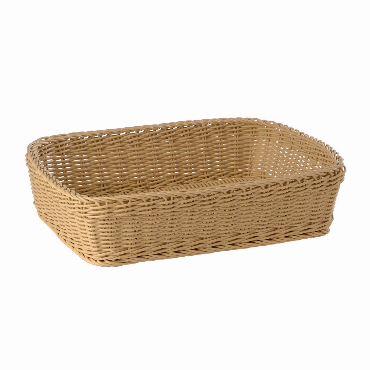APS Korb PROFI LINE, Polypropylen, eckig 30x40x10 cm (LxBxH); beige