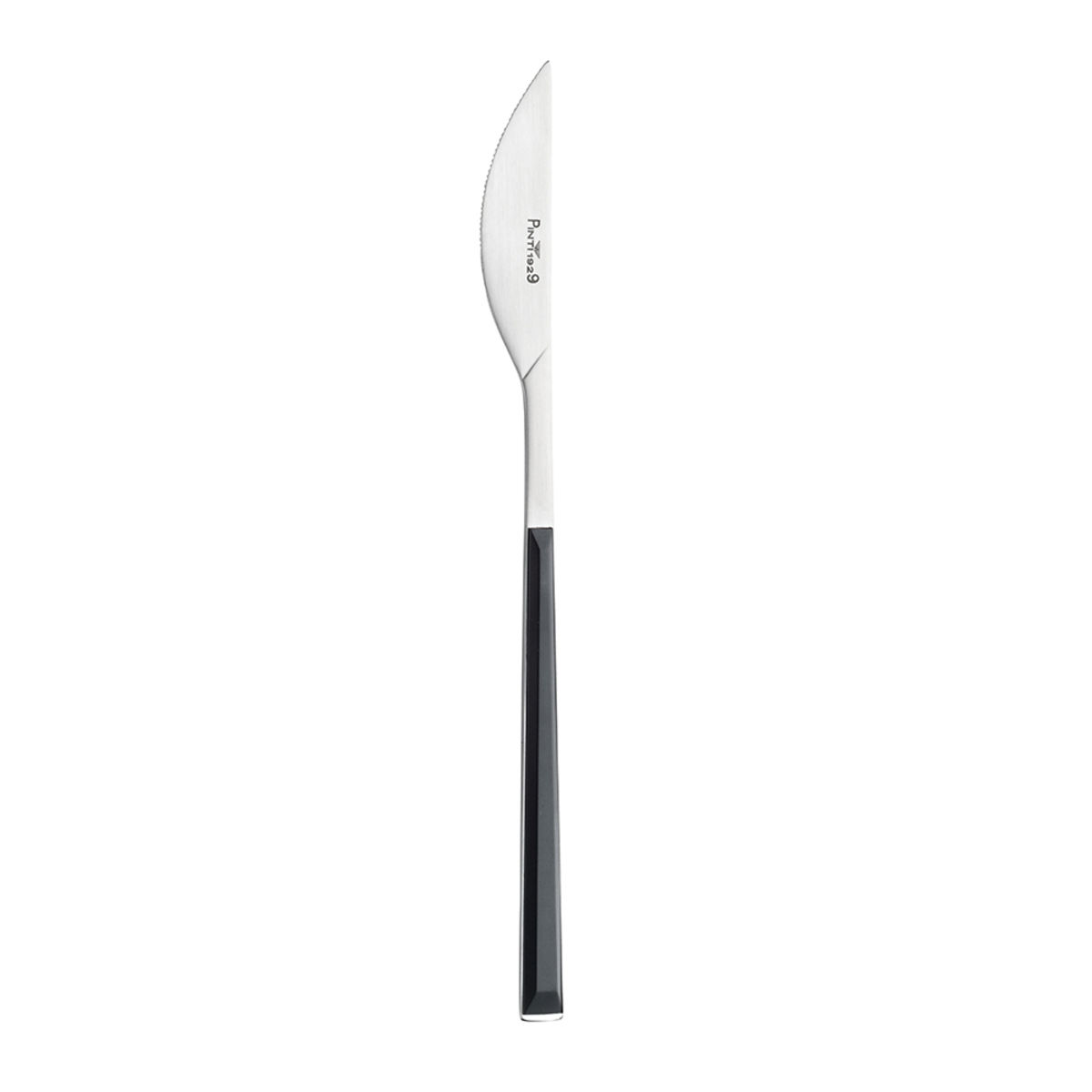 Pintinox Dessertmesser SUSHI PRO Satin ABS Griff Weiss 20 cm (L); schwarz; 12 Stück / Pack