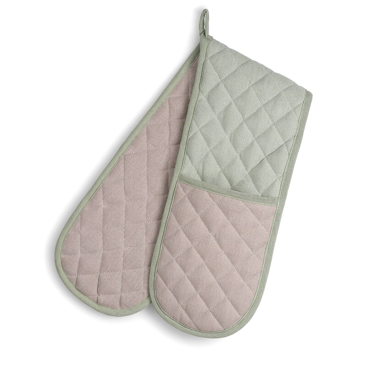 kela Doppelter Ofenhandschuh Tia, 100% Baumwolle 90x18 cm (LxB); grün; rechteckig