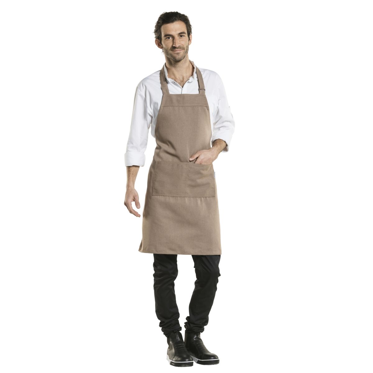 Chaud Devant Latzschürze Nordic Base Clay W70 – L85 85x70 cm (LxB); sand