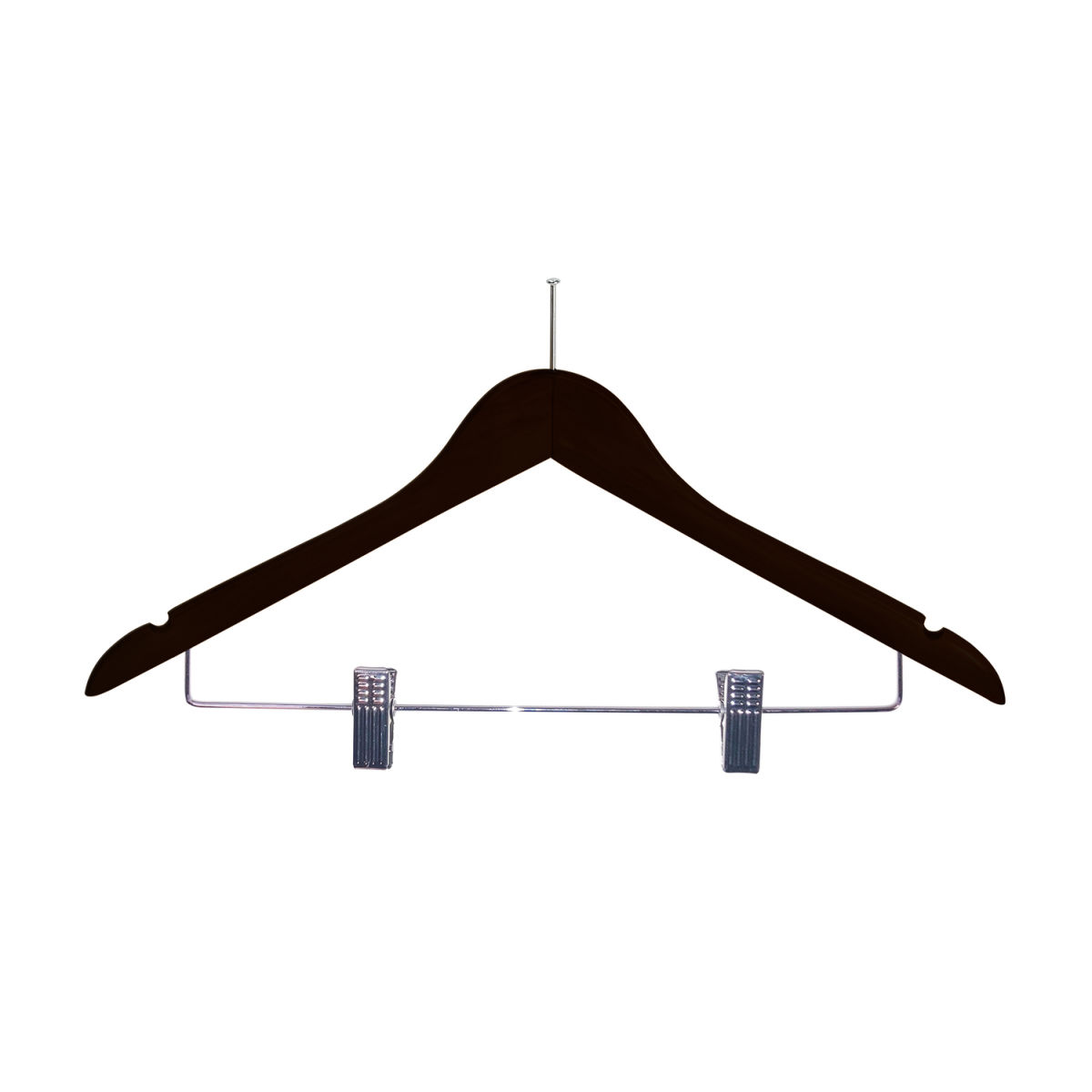 Gruccie per hotel con pinze e gancio antifurto Burlington CORBY; 2.7x26.5 cm (LxH); nero; 100 pz. / Pacco