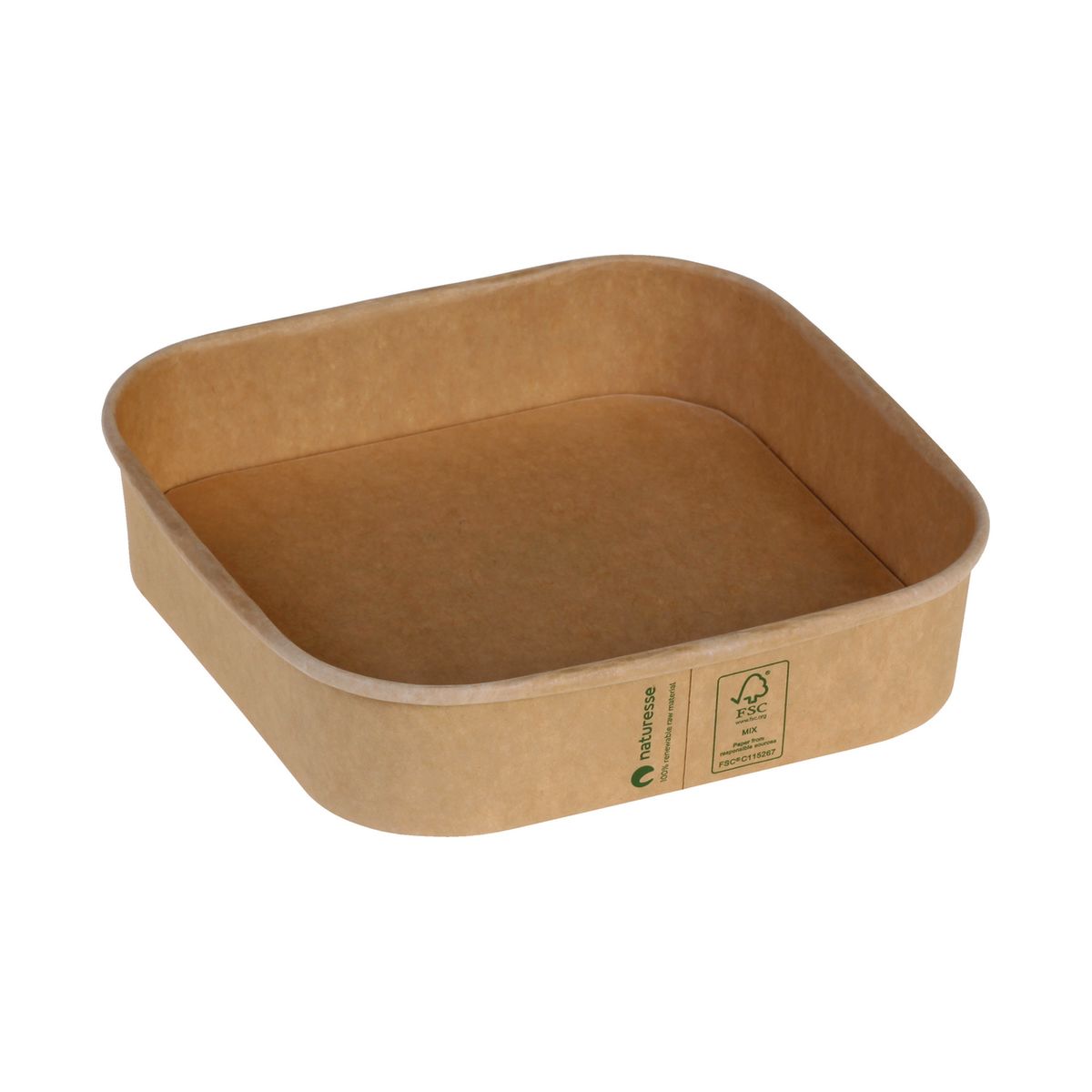 naturesse Schale Kraft - nicht Plastik-laminiert 750 ml, 17x4 cm (BxH); braun; 300 Stück / Pack