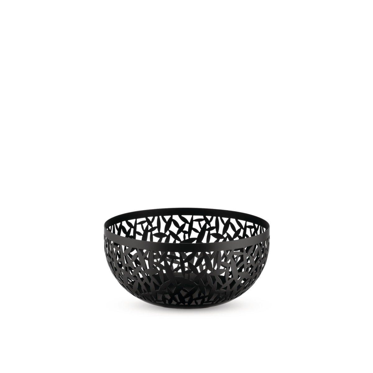 Alessi Cactus! Obstschale; 21x9.5 cm (ØxH); schwarz
