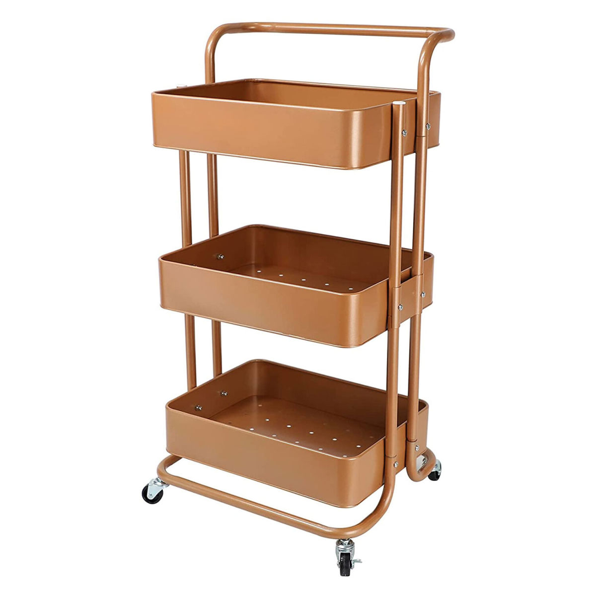 ECHTWERK Servierwagen 43x32x86 cm (BxTxH); kupfer