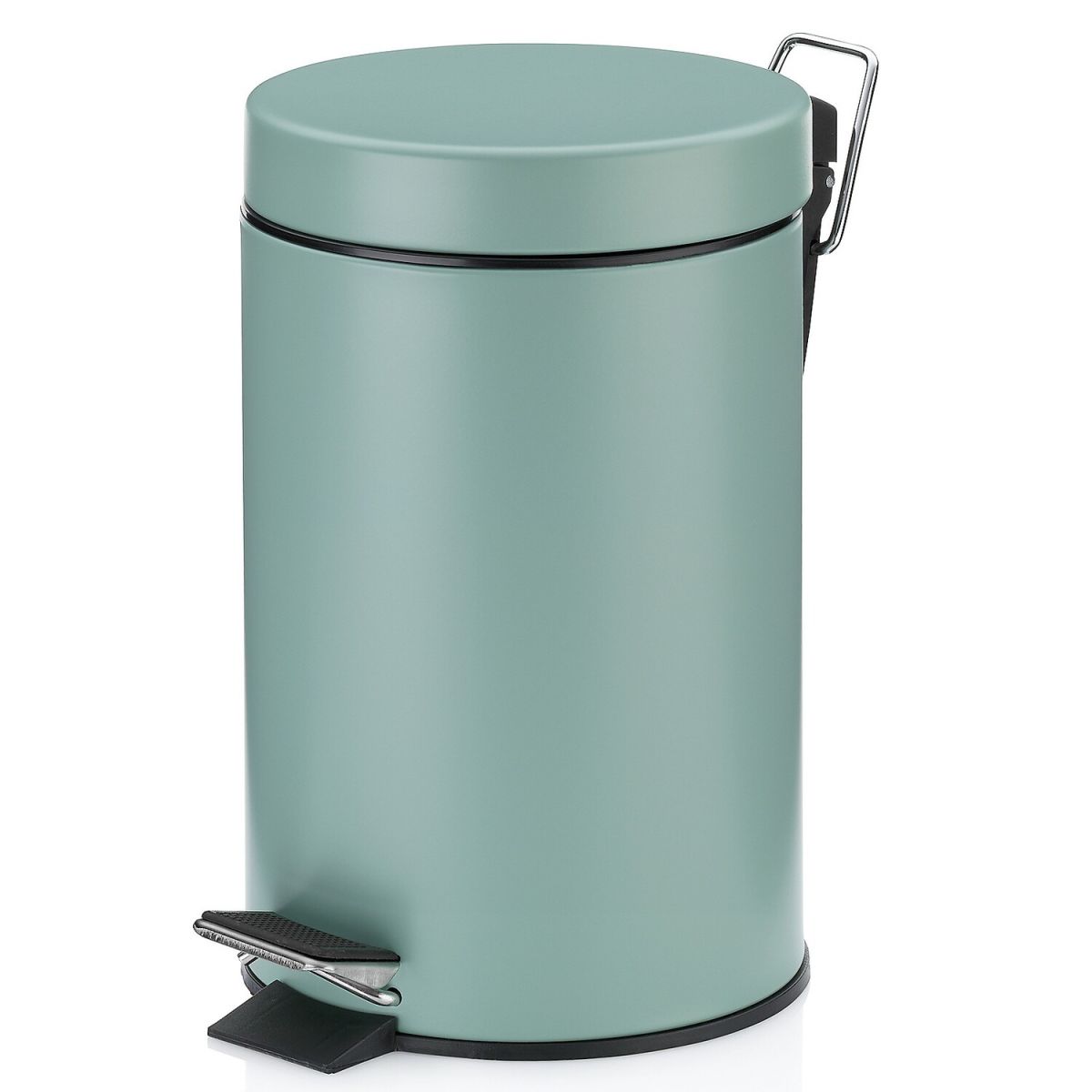 Cestino portarifiuti Monaco in metallo kela; 3000 ml, 17x26 cm (ØxH); verde
