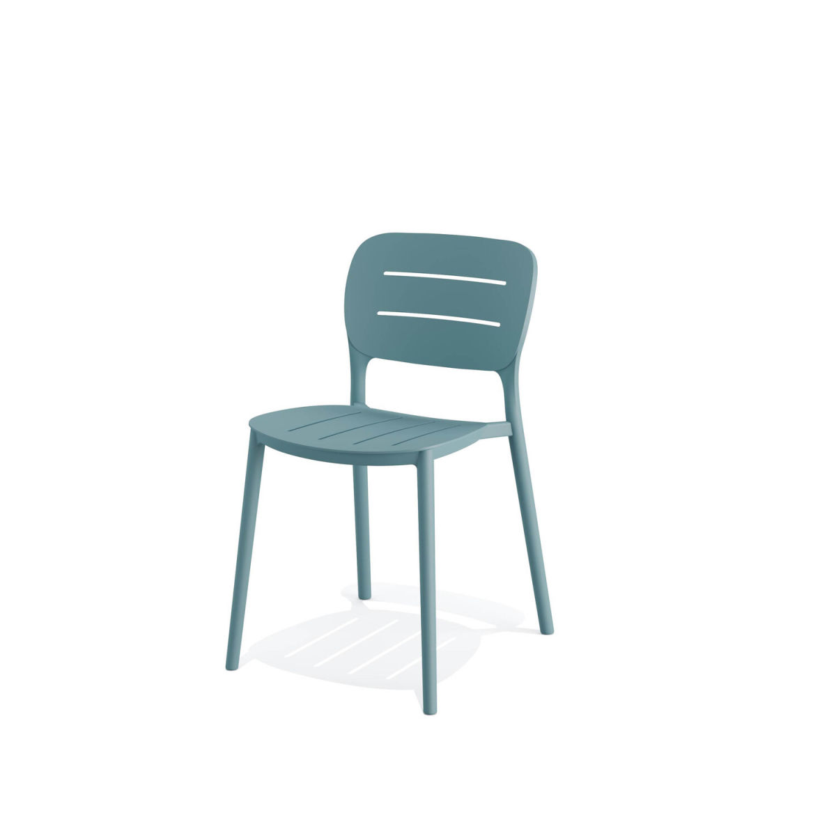 Barths Stuhl Propi ohne Armlehne 46x53x79 cm (BxTxH); blau; 4 Stück / Pack