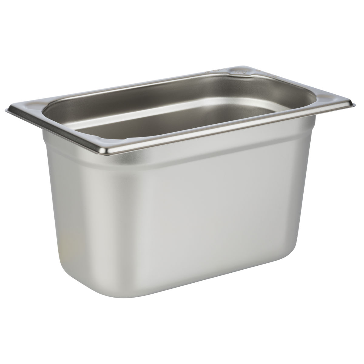 APS GN 1/4 Behälter, Edelstahl GN 1/4, 4 l, 26.5x16x15 cm (LxBxT); silber