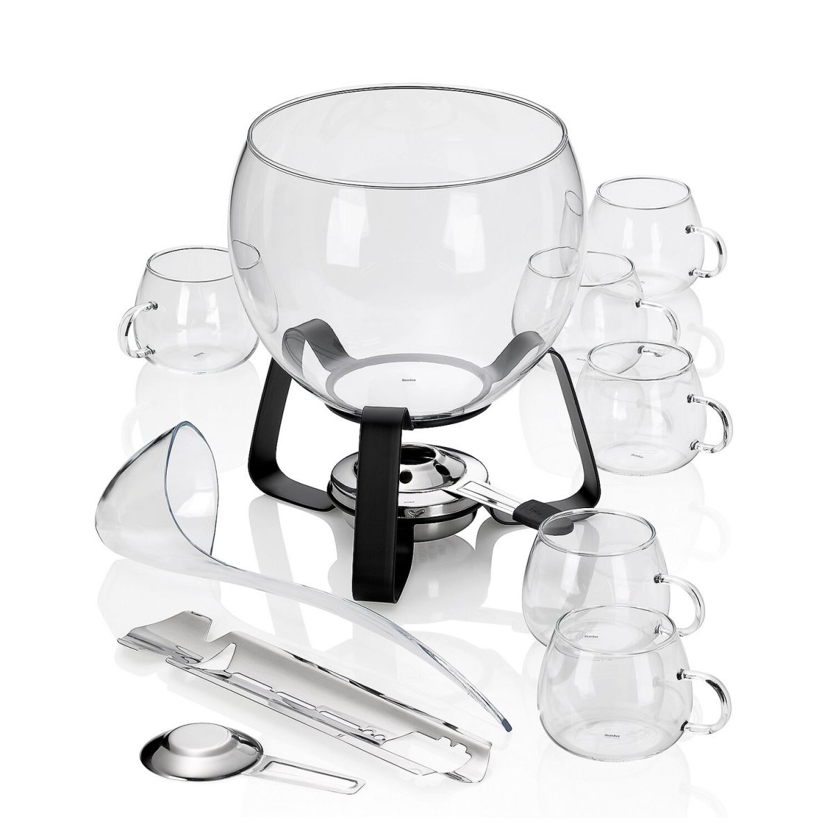 kela Feuerzangenbowle Juntos Glas 11tlg weiß
