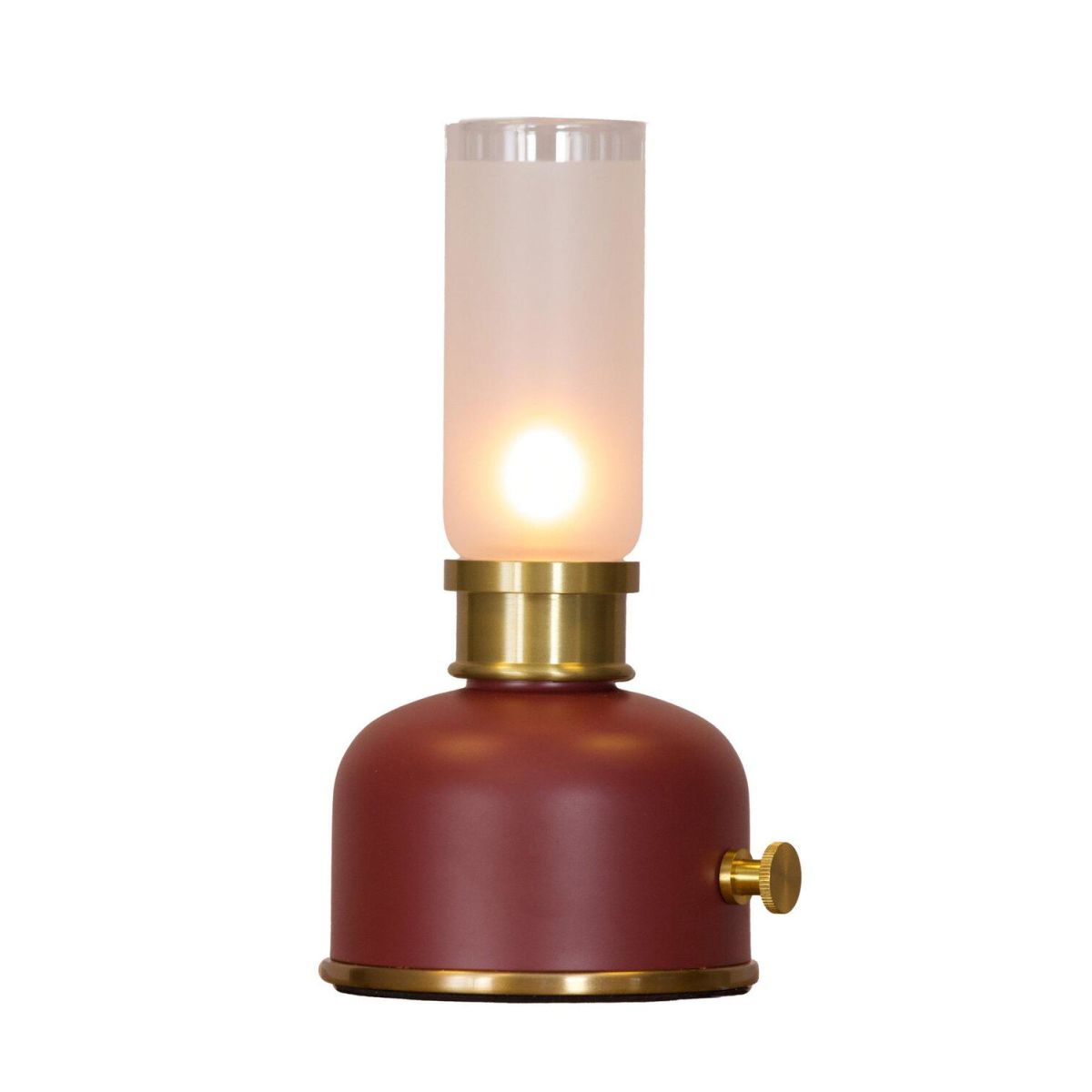 Lampada da tavolo Frida PR Home; 22x11x22 cm (LxLxH); rosso