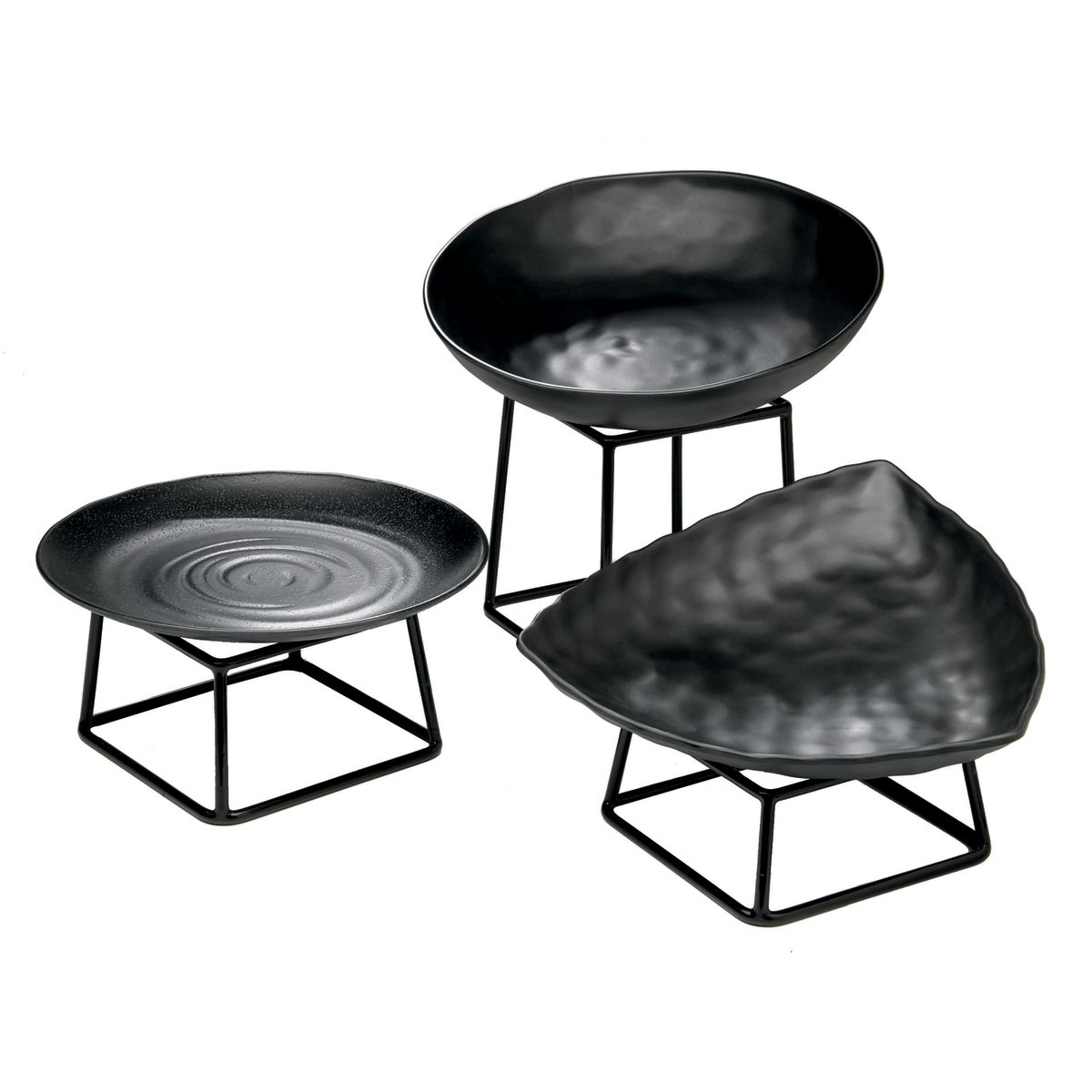 APS Schale ZEN, Melamin 250 ml, 31x31x31x8.5 cm (LxBxØxH); schwarz; rund