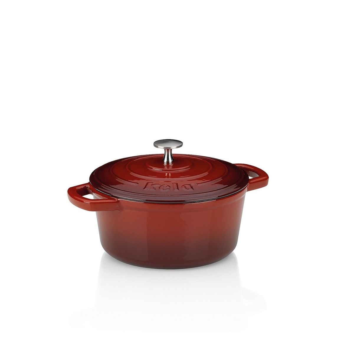 kela Bräter Calido Gusseisen Rund 2.5 l, 21x10 cm (ØxH); rot; rund