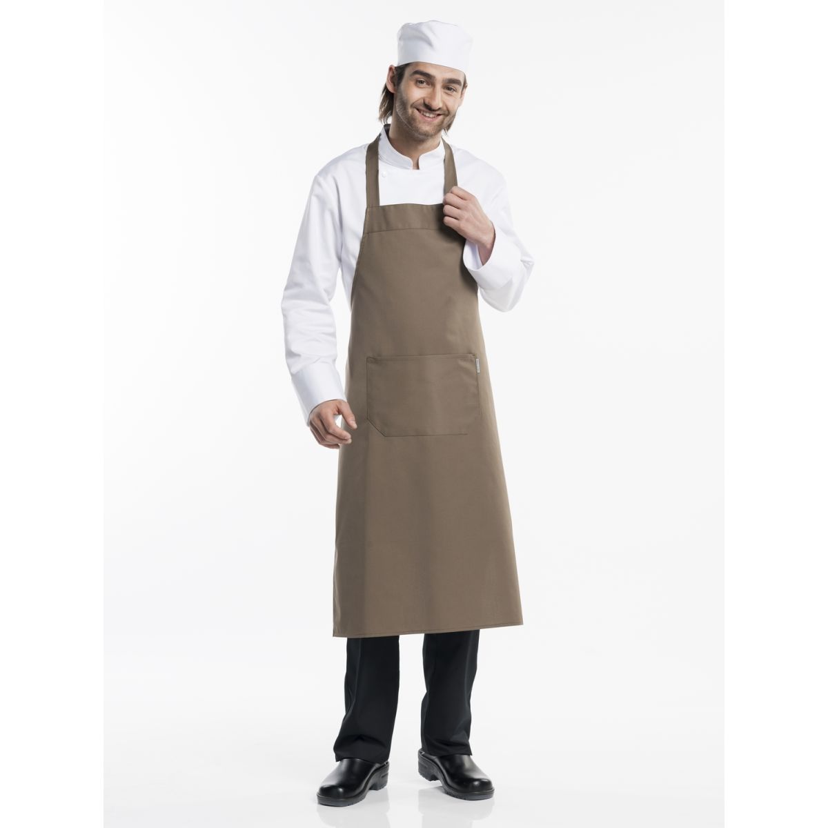 Chaud Devant Latzschürze Taupe W75 – L100 100x75 cm (LxB); taupe