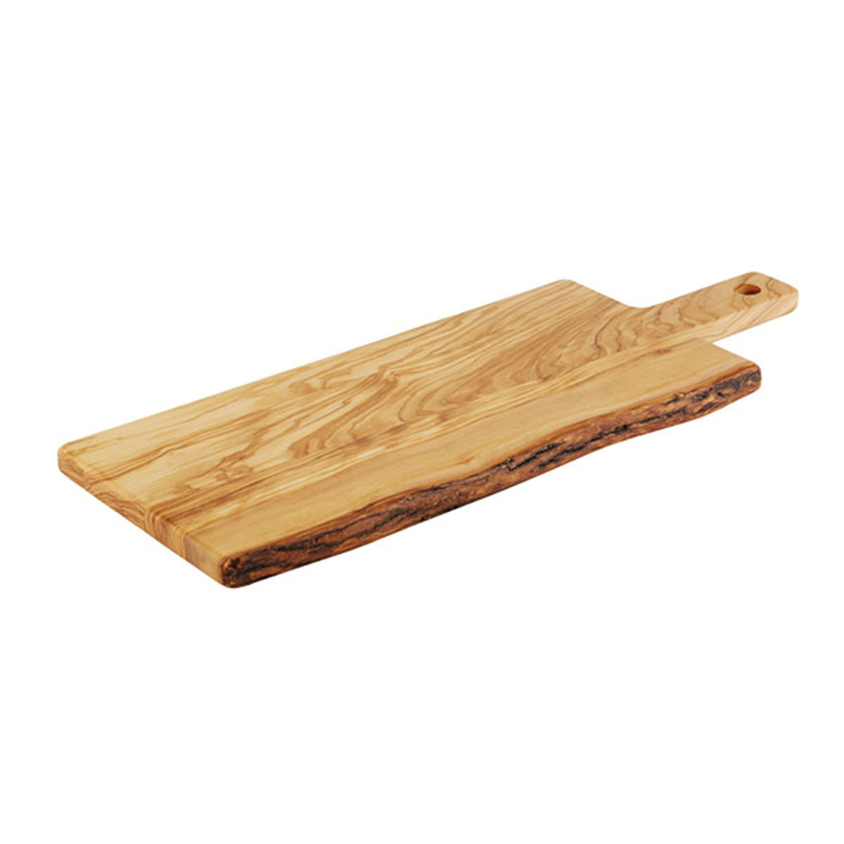 APS Servierbrett OLIVE, Olivenholz, mit Griff 56x20x2 cm (LxBxH); braun; rechteckig