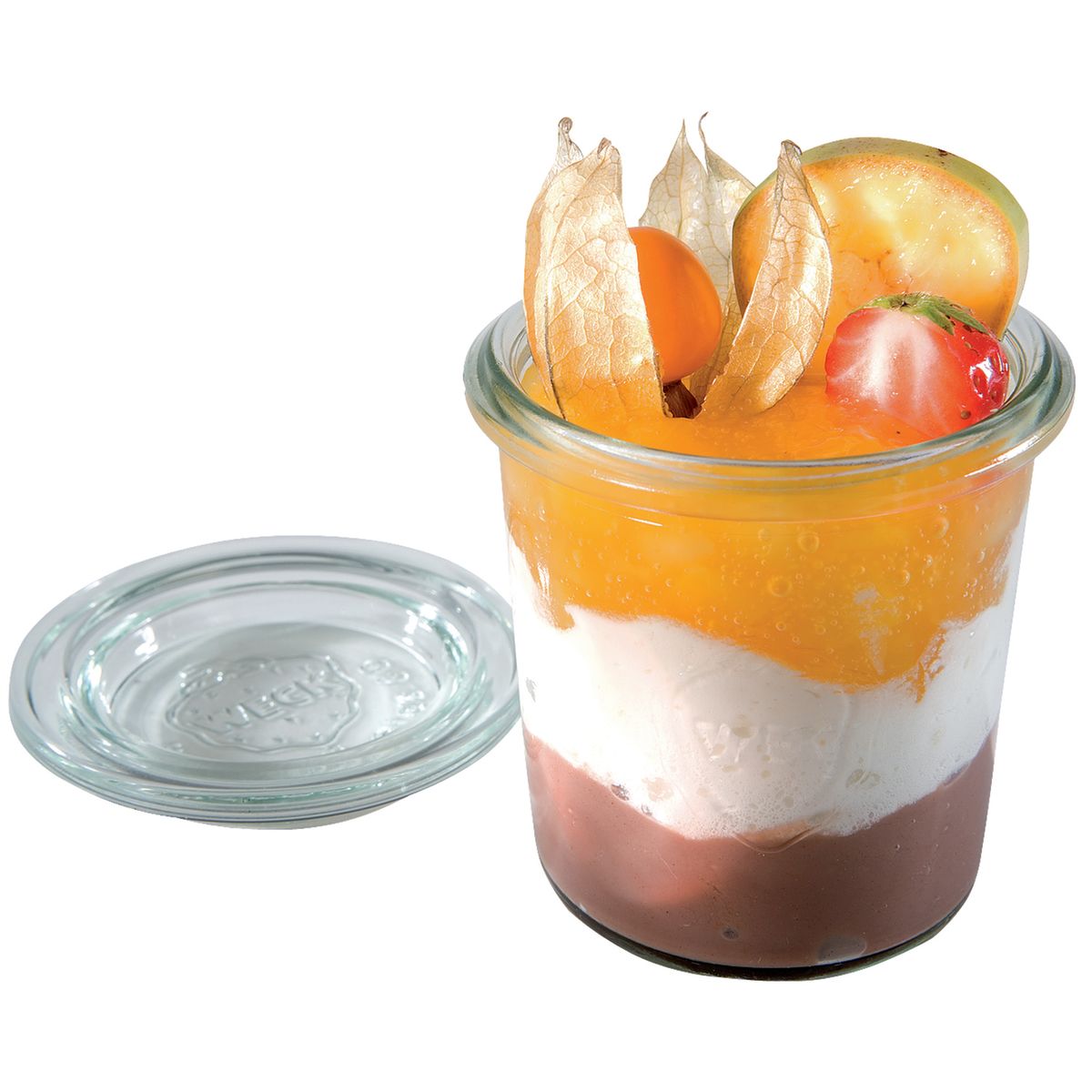 APS Weck-Glas mit Deckel, 12er Set Ø 6 cm, H: 7 cm 140 ml, 6x7 cm (ØxH); transparent; 12 Set(s) / Pack