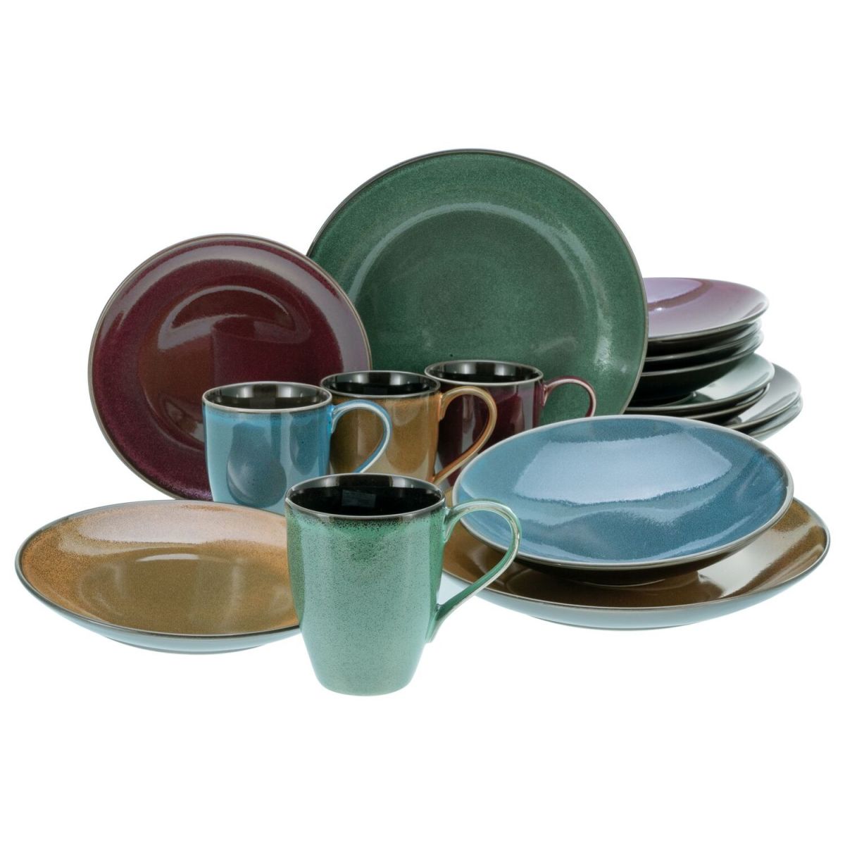CreaTable Marrakesch Collection - Kombiset 16-tlg mehrfarbig