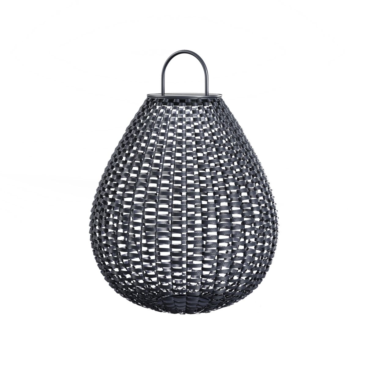 Maytoni Maytoni Solarleuchte Plet Schwarz, aus Rattan, LED, 100lm, 3000K; 36x36x45 cm (LxBxH); schwarz