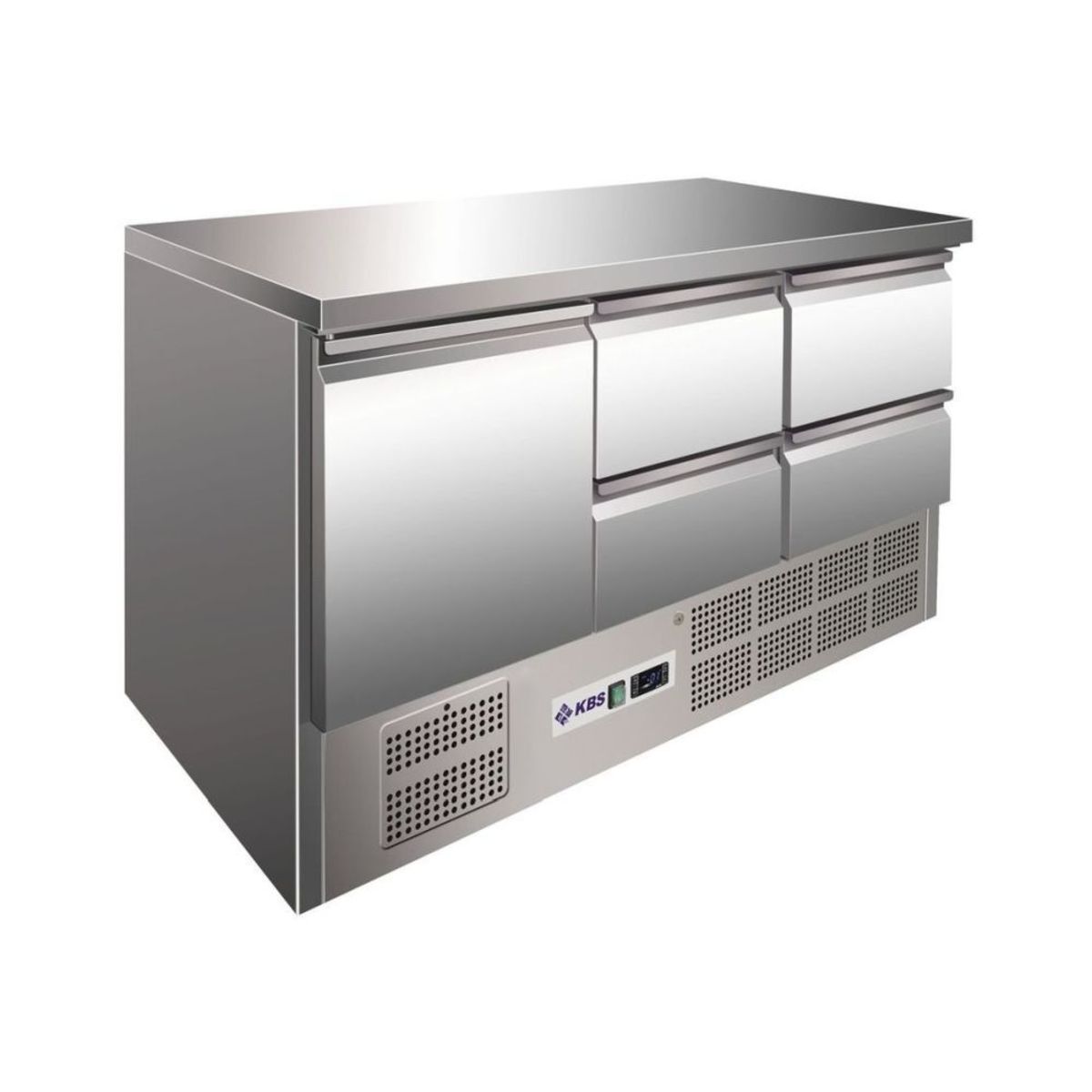 KBS Kühltisch KTM 304 400000 ml, 137x87.5x70 cm (BxHxT); silber