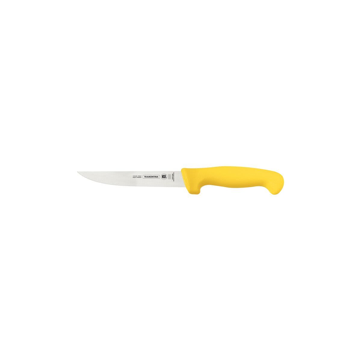 TRAMONTINA Zerlegemesser Profissional Klingenlänge 15 cm, 29.4 cm (L); silber/gelb; 2 Stück / Pack