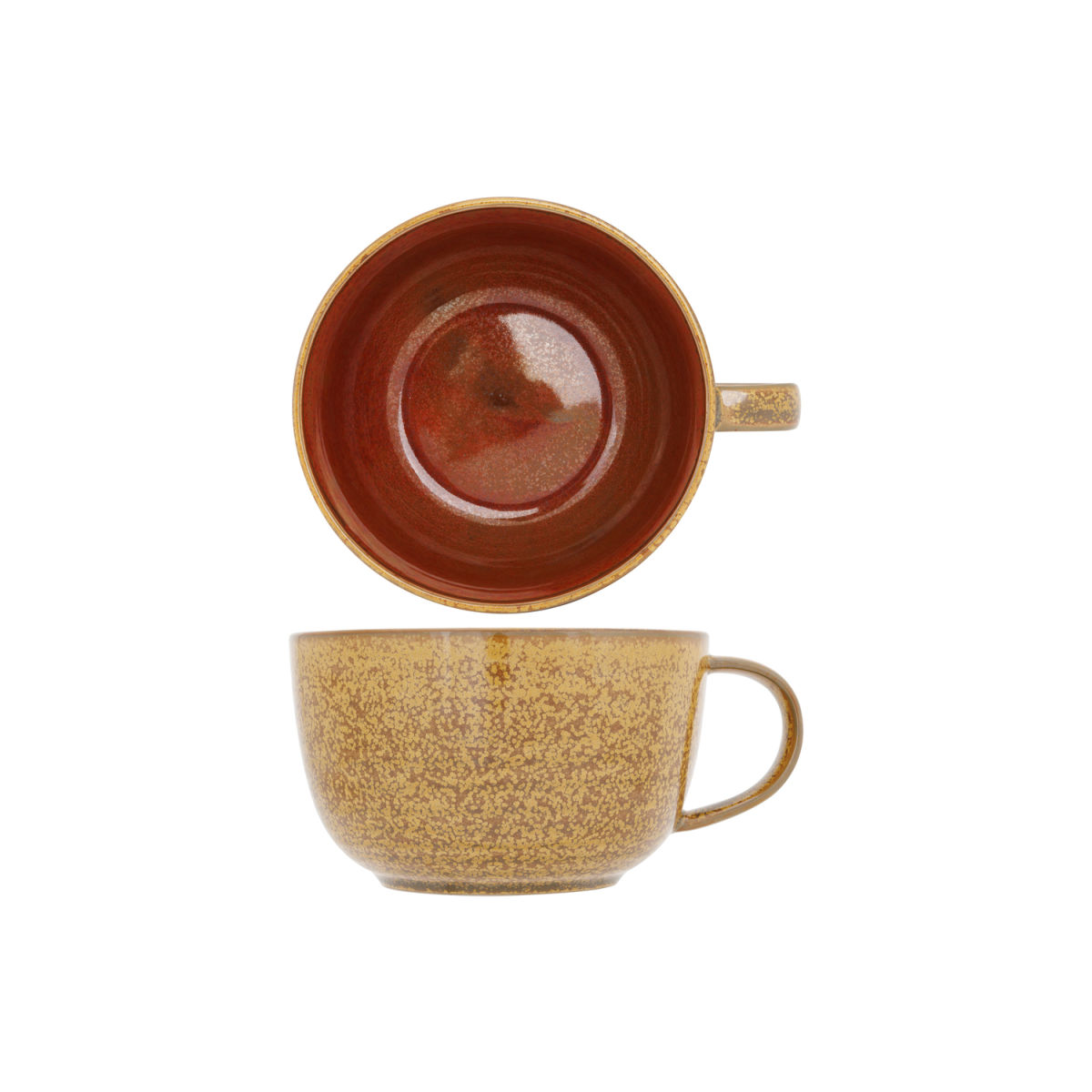 Cosy & Trendy Elements Mustard Suppentopf 500 ml, 15.4x12.5x12x7.8 cm (LxBxØxH); braun/rostbraun; 6 Stück / Pack