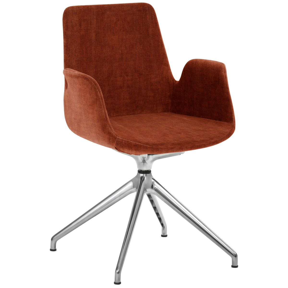 Mayer Sitzmöbel Sessel 2009 Polyester-Stoff, mit Armlehnen 58x55x88 cm (BxTxH); Sitz rostbraun