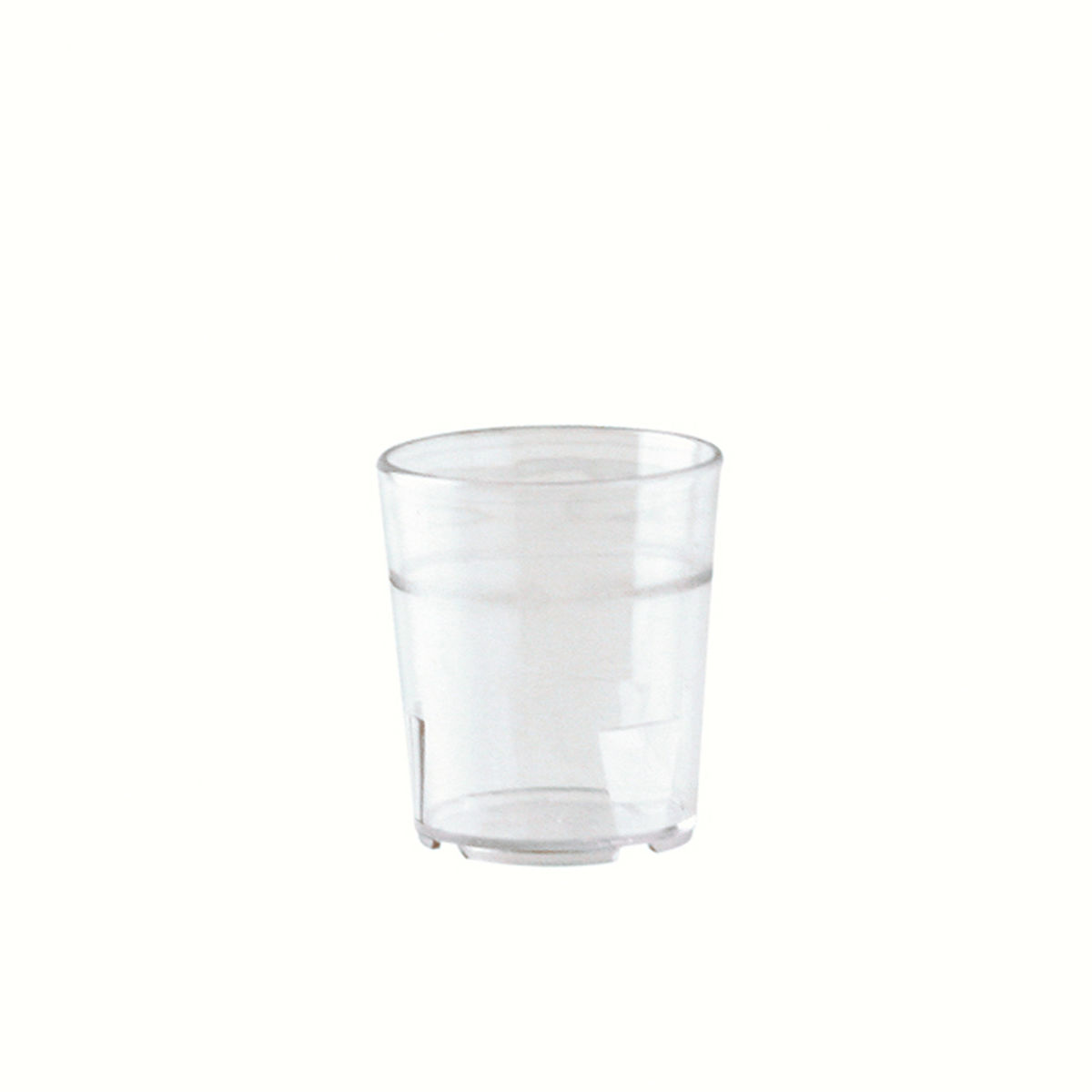 WACA Schnapspin 2 cl, klar 20 ml, 3.8x4.3 cm (ØxH); transparent; 2 cl Eichstrich, 50 Stück / Pack