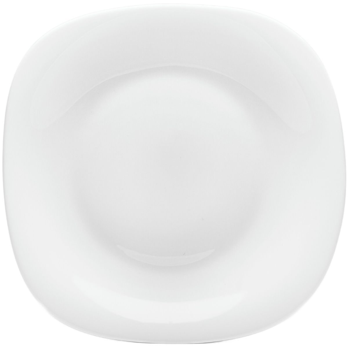 Bormioli Rocco Eßteller flach Parma 27cm, Opal-Hartglas 27 cm (Ø); weiß; quadratisch; 24 Stück / Pack