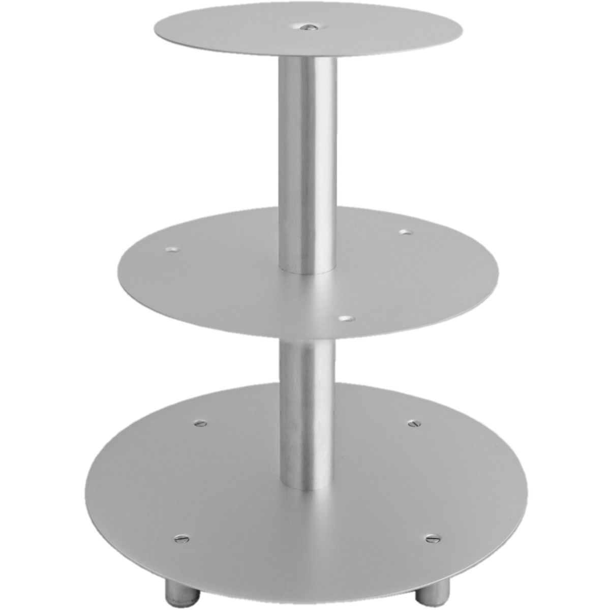 Schneider Etagen-Tortenständer 38 cm (H); silber; rund