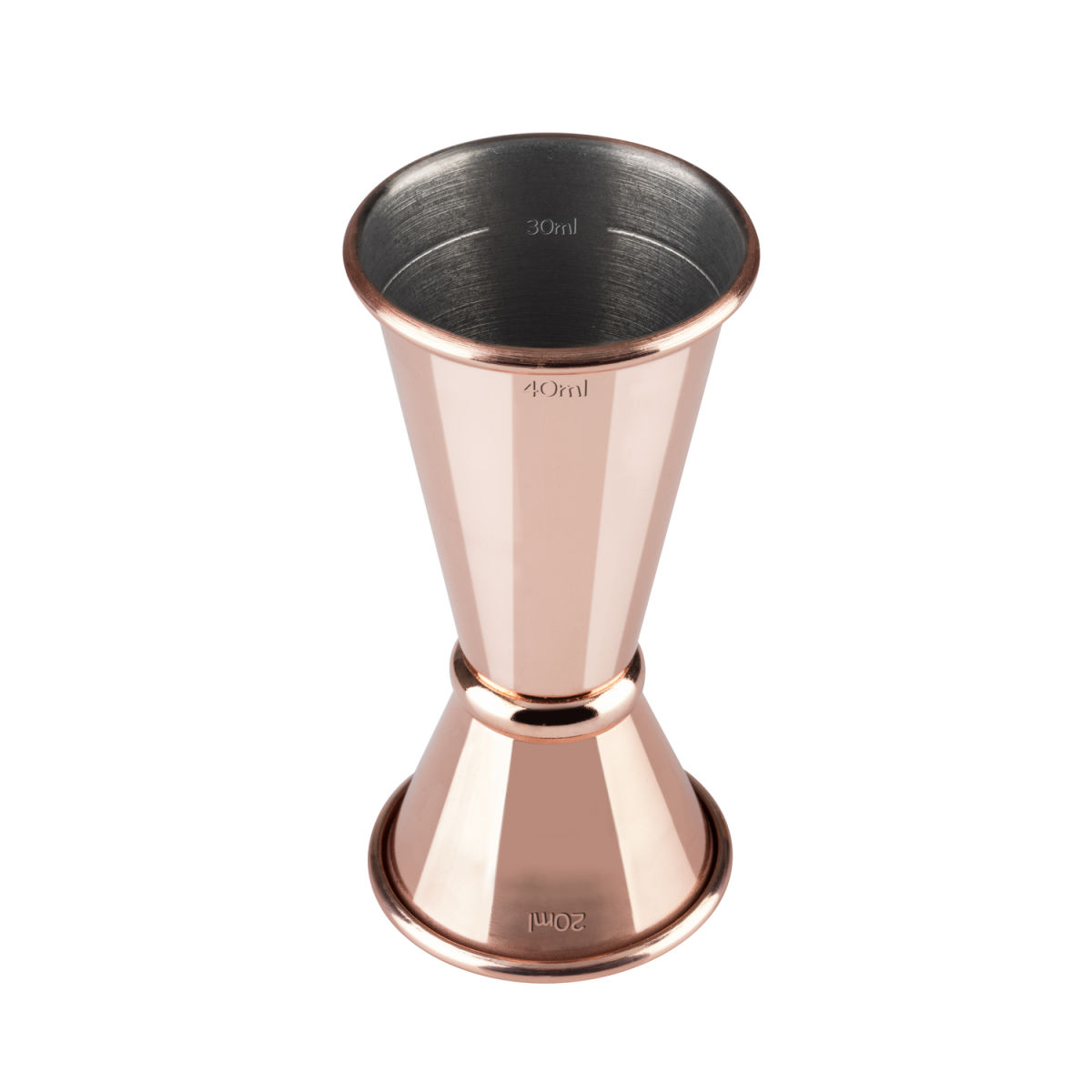 APS Barmaß, Edelstahl, spülmaschinengeeignet 0.04 l, 4.5x4.5x4.5x9 cm (ØxLxBxH); kupfer