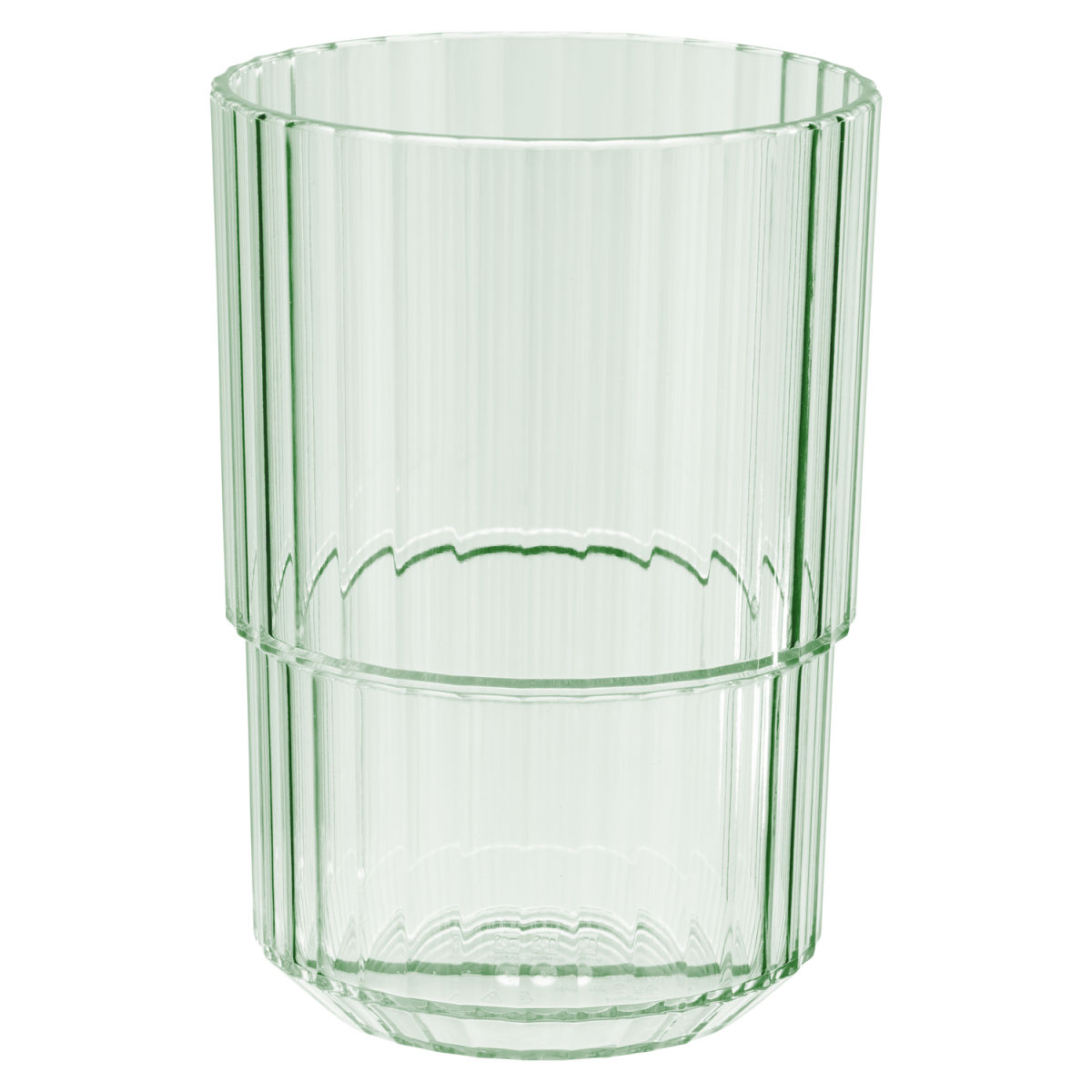 APS Trinkbecher LINEA, Tritan 400 ml, 8.5x8.5x12 cm (LxBxH); grün; 48 Stück / Pack