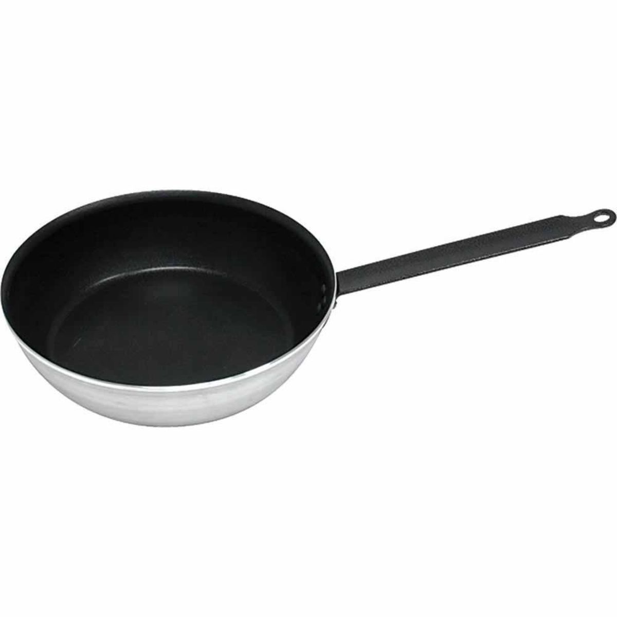Stalgast Bratpfanne tief aus Aluminium mit Antihaftbeschichtung 1.6 l, 20x6 cm (ØxH); silber