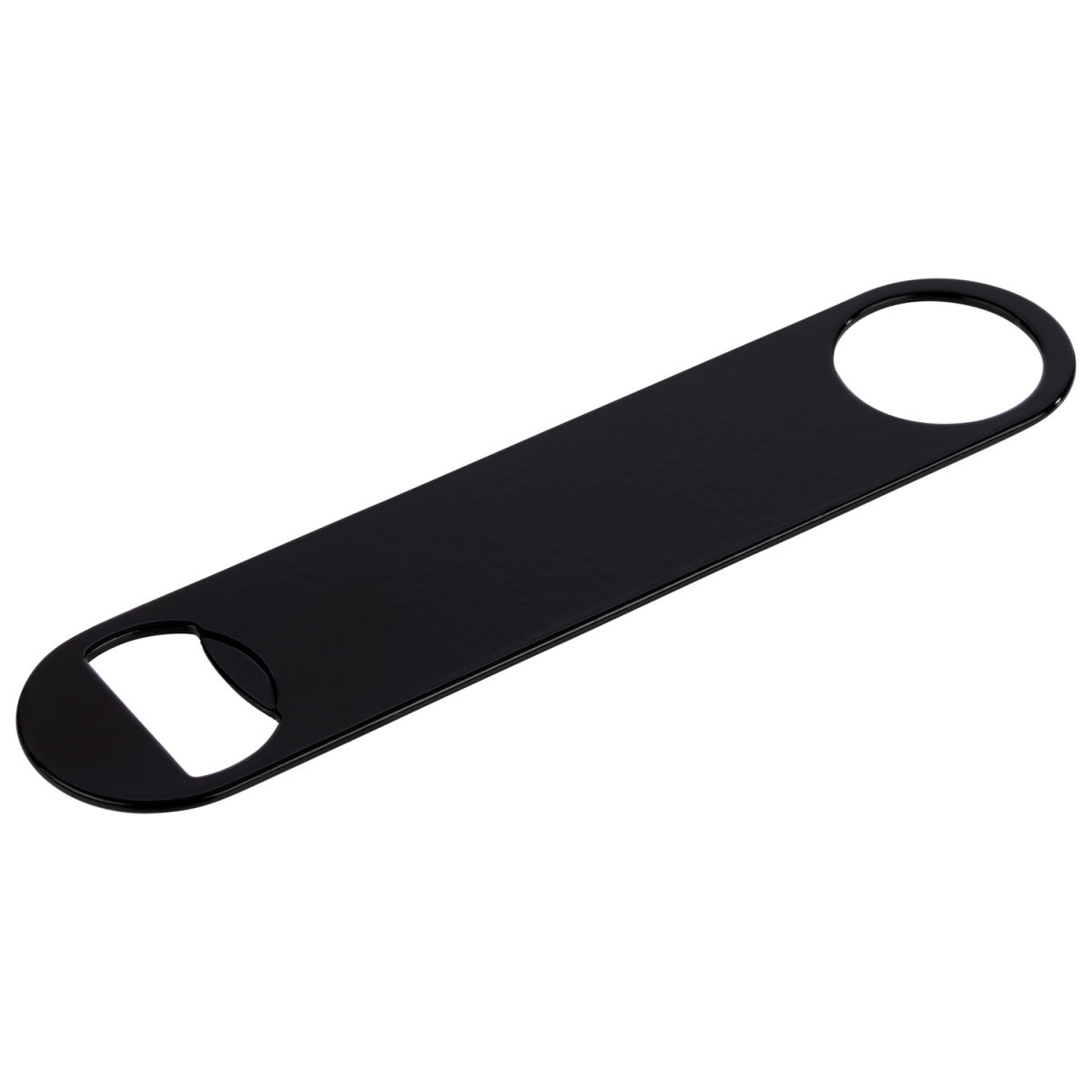 APS Kellner-Flaschenöffner, Edelstahl, magnetisch; 18x4x0.5 cm (LxBxH); schwarz