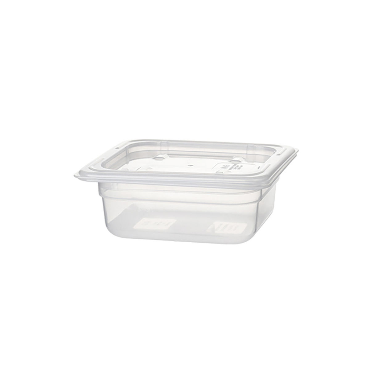 Stalgast Gastronormbehälter Protect, GN 1/6, Polypropylen GN 1/6, 0.001 l, 17.6x16.2 cm (BxT); transparent